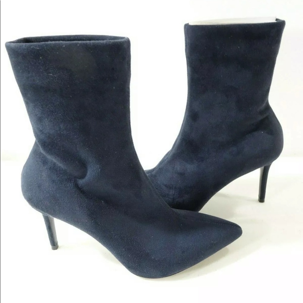 Theory Faux Suede Sock Boot